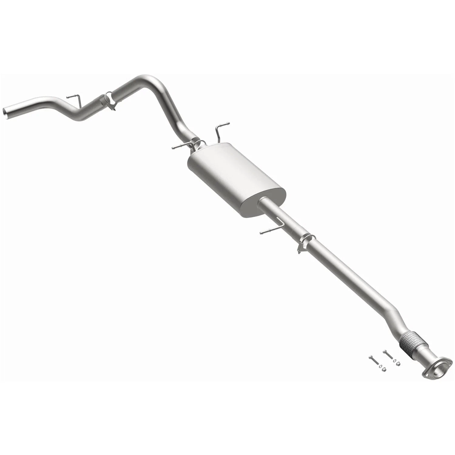 2007-2008 Chevy Silverado 1500 Direct-Fit Replacement Exhaust System 106-0464